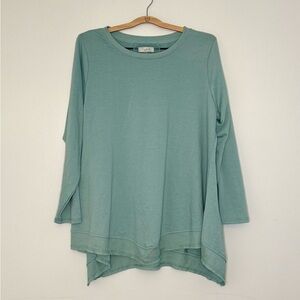 Cupio Seafoam Long Sleeve Top